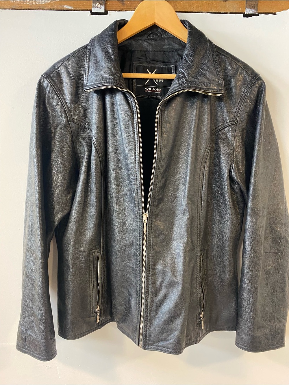 Vintage Wilson’s Black Leather Jacket